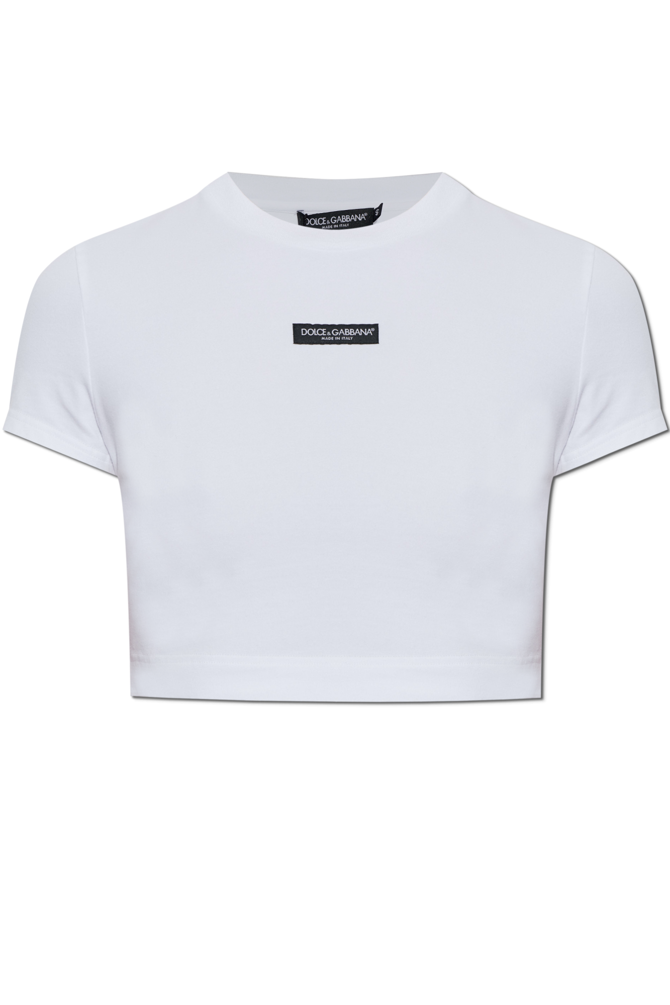 Dolce & Gabbana T-shirt with logo patch | Women's | Vitkac